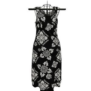 Studio I printed maxi dress sleeveless size 6